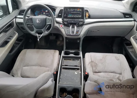 2021 Honda Odyssey Ex z USA, uszkodzony, nr VIN 5FNRL6H57MB004278